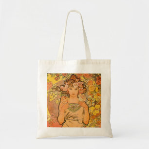 Alphonse Mucha die Rosen-Taschen-Tasche Tragetasche