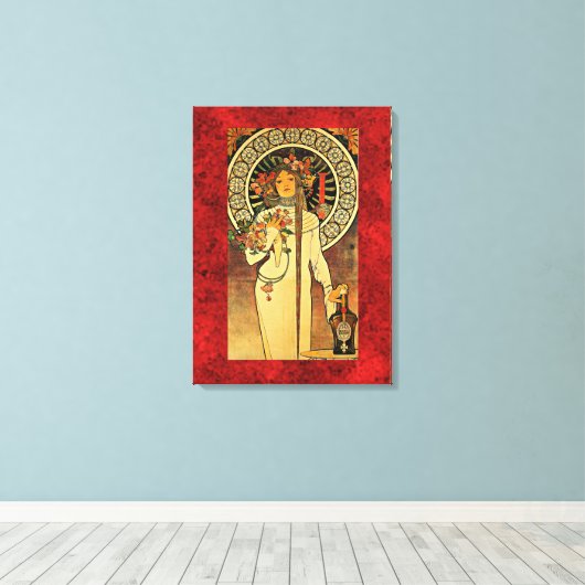 Alphonse Mucha: Die Trappistine Leinwanddruck (Insitu (Holzboden))