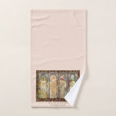 Alphonse Mucha - Die Zeiten des Tages Badhandtuch Set (Handtuch)