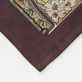 Alphonse Mucha, Die Zeiten des Tages Fleecedecke (Ecke)