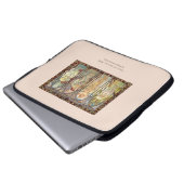 Alphonse Mucha - Die Zeiten des Tages Laptopschutzhülle (Vorne Knopf)