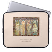 Alphonse Mucha - Die Zeiten des Tages Laptopschutzhülle (Vorderseite)