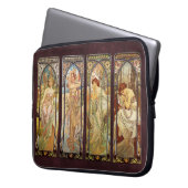 Alphonse Mucha, Die Zeiten des Tages Laptopschutzhülle (Vorderseite Links)