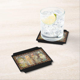 Alphonse Mucha - Die Zeiten des Tages Untersetzer