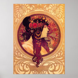 Alphonse Mucha Donna Orechini Poster