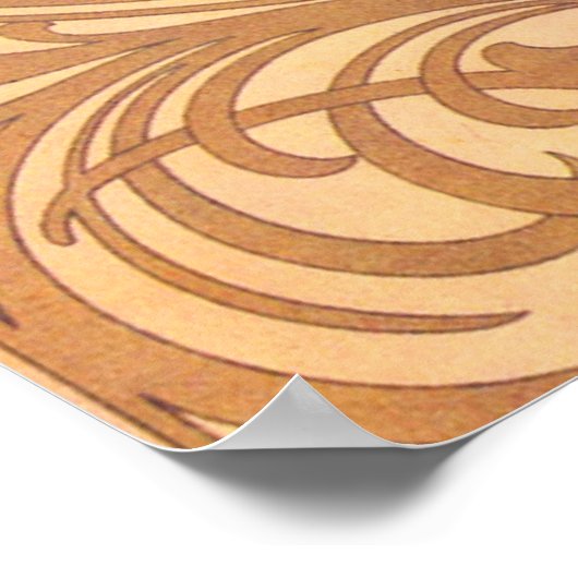 Alphonse Mucha Donna Orechini Poster (Ecke)