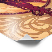 Alphonse Mucha Donna Orechini Print Fotodruck (Ecke)