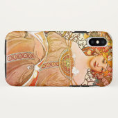 Alphonse Mucha Dreaming (Reverie) Case-Mate iPhone Hülle (Rückseite (Horizontal))