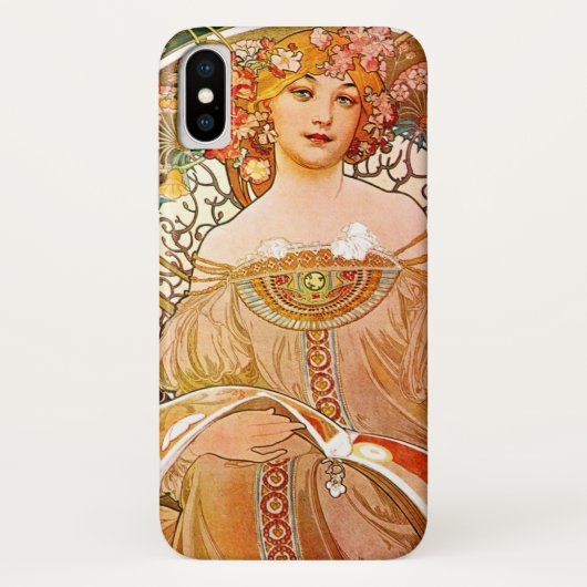 Alphonse Mucha Dreaming (Reverie) Case-Mate iPhone Hülle (Rückseite)