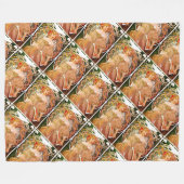 Alphonse Mucha Dreaming (Reverie) Fleecedecke (Vorderseite (Horizontal))