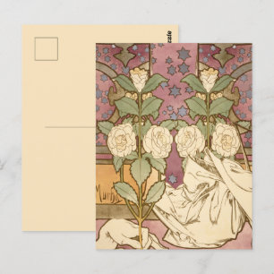 Alphonse Mucha Ein perfektes Wochenende in Locarno Postkarte