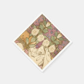 Alphonse Mucha Ein perfektes Wochenende in Locarno Serviette (Ecke)