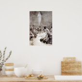 Alphonse Mucha - Eine Abbildung von Le Pater Poster (Küche)