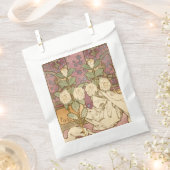 Alphonse Mucha Elegant Art Nouveau Stars Camellia  Geschenktütchen (Ausgeschnitten)