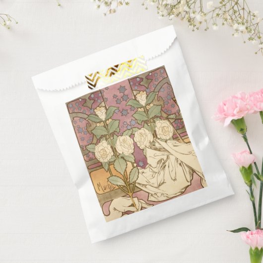 Alphonse Mucha Elegant Art Nouveau Stars Camellia  Geschenktütchen (Versiegelt)