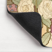 Alphonse Mucha Elegant Art Nouveau Stars Camellia  Mousepad (Ecke)