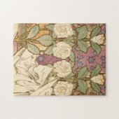 Alphonse Mucha Elegant Art Nouveau Stars Camellia Puzzle (Horizontal)