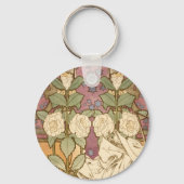 Alphonse Mucha Elegant Art Nouveau Stars Camellia Schlüsselanhänger (Vorderseite)