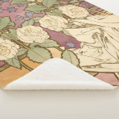 Alphonse Mucha Elegant Art Nouveau Stars Camellia  Sherpadecke (3/4)