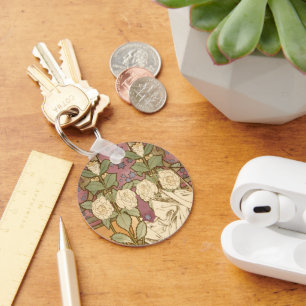 Alphonse Mucha Elegante Art Nouveau Sterne Kamelie Schlüsselanhänger