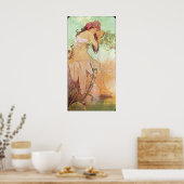 Alphonse Mucha Ete/Sommer 1896 Poster (Küche)