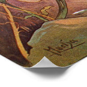 Alphonse Mucha Ete/Sommer 1896 Poster (Ecke)