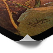 Alphonse Mucha Ete Summer Poster (Ecke)