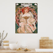 Alphonse Mucha - F. Champenois Imprimeur-Editeu Poster (Küche)
