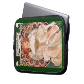 Alphonse Mucha F. Champenois Laptopschutzhülle (Vorderseite Links)