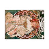 Alphonse Mucha F. Champenois Magnet (Horizontal)