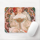 Alphonse Mucha F. Champenois Mousepad (Mit Mouse)