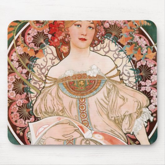Alphonse Mucha F. Champenois Mousepad (Vorne)