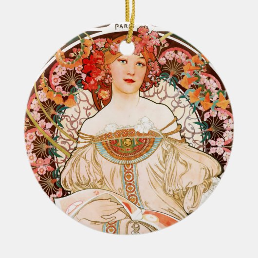 Alphonse Mucha F. Champenois Ornament (Vorne)