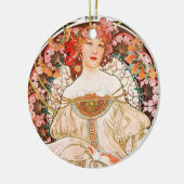 Alphonse Mucha F. Champenois Ornament (Links)