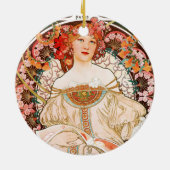 Alphonse Mucha F. Champenois Ornament (Hinten)