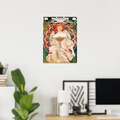 Alphonse Mucha F. Champenois Poster (Heimbüro)
