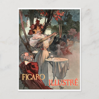 Alphonse Mucha - Figaro Illustré Postkarte