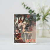 Alphonse Mucha - Figaro Illustré Postkarte (Stehend Vorderseite)