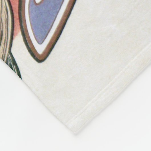 Alphonse Mucha Fleecedecke (Ecke)