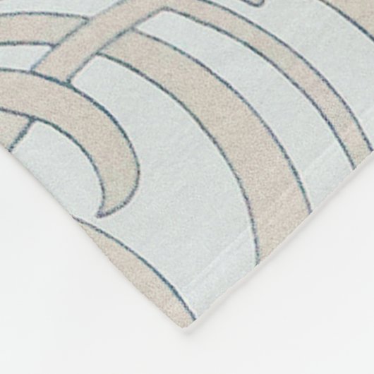 Alphonse Mucha Fleecedecke (Ecke)