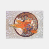 Alphonse Mucha Fleecedecke (Vorderseite (Horizontal))