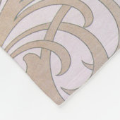 Alphonse Mucha Fleecedecke (Ecke)