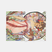 Alphonse Mucha Fleecedecke (Vorderseite (Horizontal))