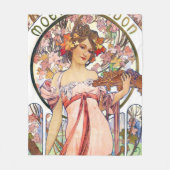 Alphonse Mucha Fleecedecke (Vorderseite)
