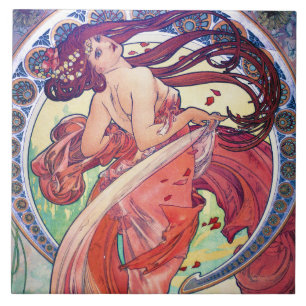 Alphonse Mucha Fliese