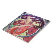 Alphonse Mucha Fliese (Seite)