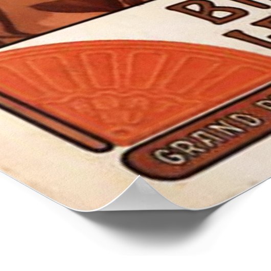 Alphonse Mucha Flirt Poster (Ecke)