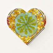 Alphonse Mucha Floral Notizblock (Rückseite)