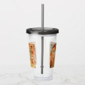 Alphonse Mucha, Four Seasons Acryltrinkbecher (Rechts)