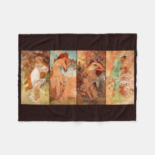 Alphonse Mucha, Four Seasons Fleecedecke